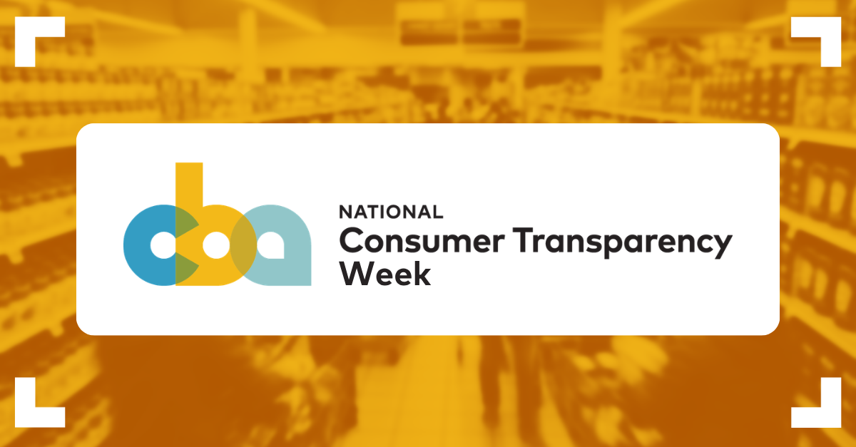 Advancing Consumer Transparency: Week-in-Review
